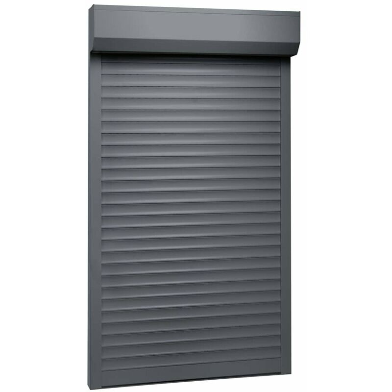 

Persiana enrollable aluminio gris antracita 110x220 cm