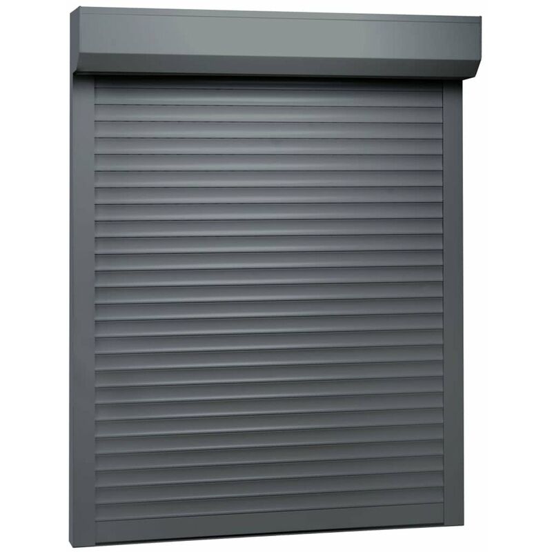 

Persiana enrollable aluminio gris antracita 120x150 cm