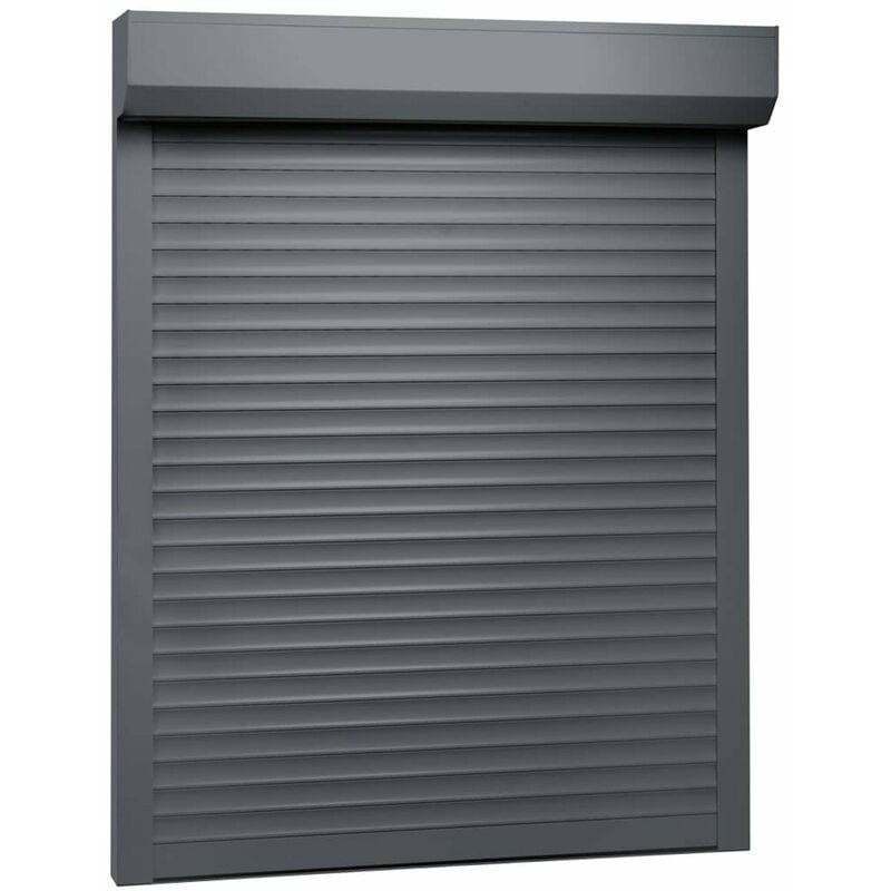 

Persiana enrollable aluminio gris antracita 140x150 cm