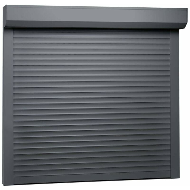 

Persiana enrollable aluminio gris antracita 160x150 cm