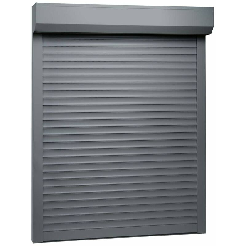 

Persiana enrollable aluminio gris antracita 70x100 cm