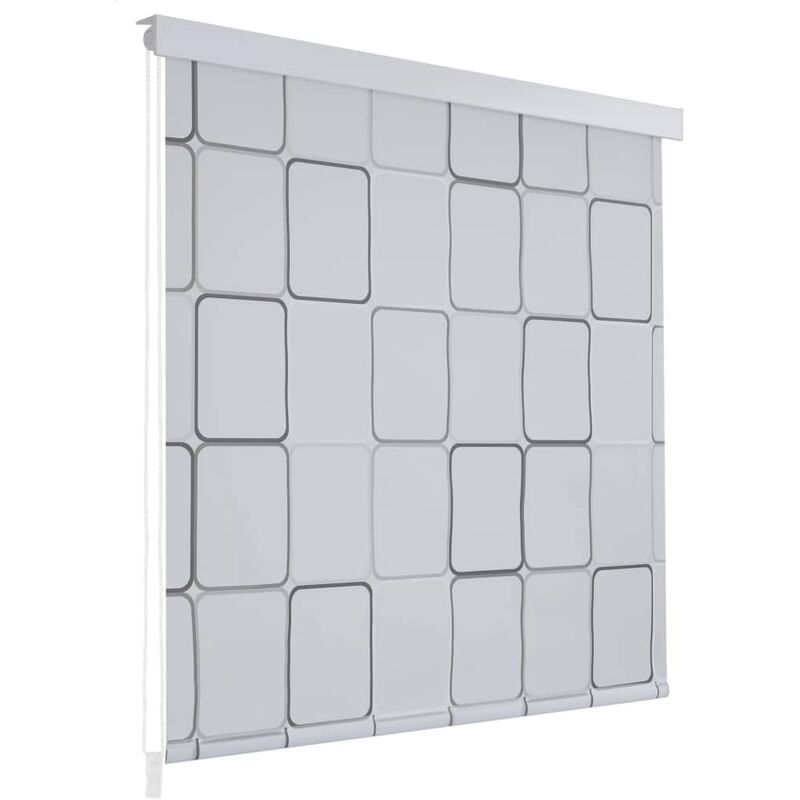 

Persiana enrollable de ducha 100x240 cm cuadrados