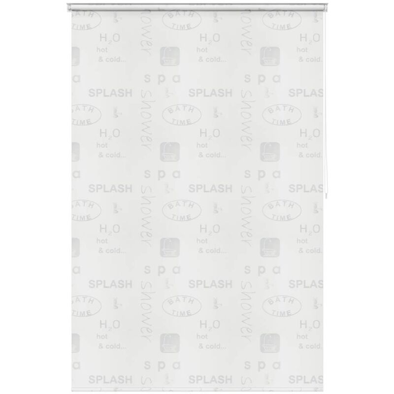 

vidaXL Persiana enrollable de ducha 160x240 cm Splash - Gris