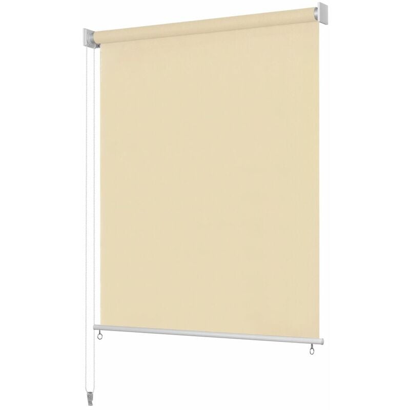 

Persiana enrollable de exterior 120x140 cm color crema