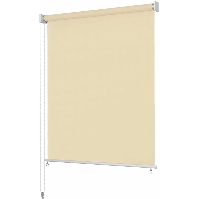 

Persiana enrollable de exterior 160x140 cm color crema