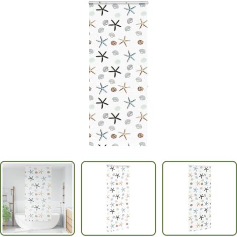 Persiana enrollable -  Estor enrollable para ducha casete tela 110x240 cm ancho 106 cm