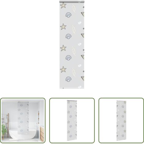 Persiana enrollable -  Estor enrollable para ducha con casete 80x240cm tela ancho 76cm