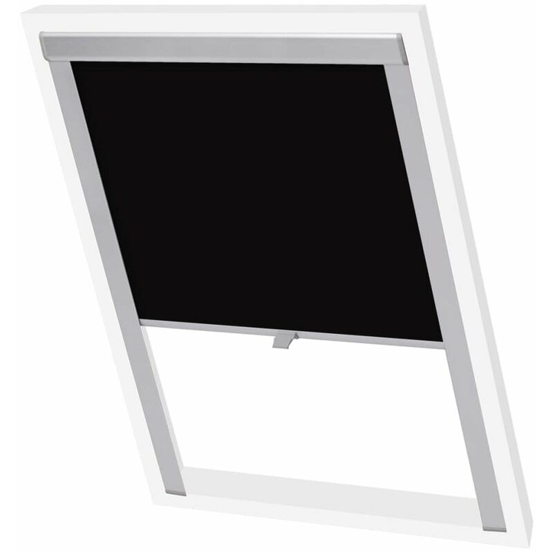 

Persiana enrollable opaca negra MK08