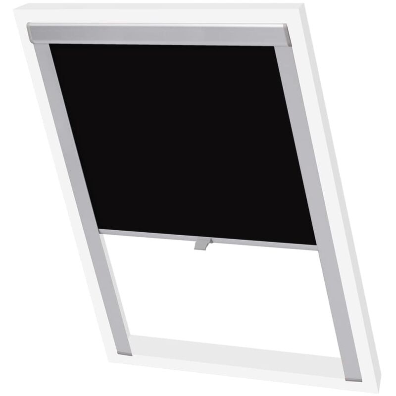 

Persiana enrollable opaca negra MK08