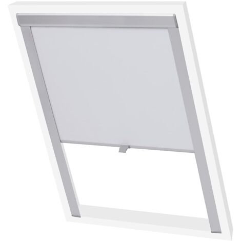 Persiana opaca enrollable blanco 104 vidaXL