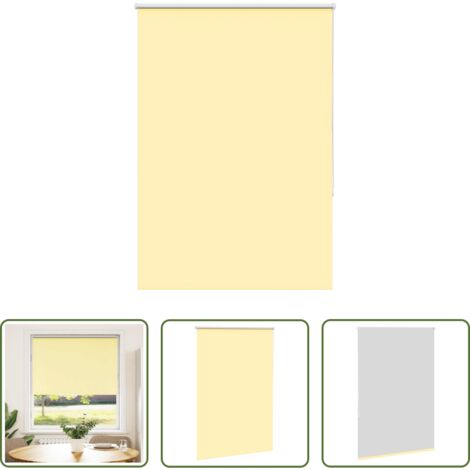 Persiana opaca -  Estor Enrollable Opaco Amarillo 100x150 cm Tela Ancho 95,7 cm