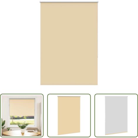 Persiana opaca -  Estor Enrollable Opaco Beige 90x150 cm Tela Ancho 85,7 cm