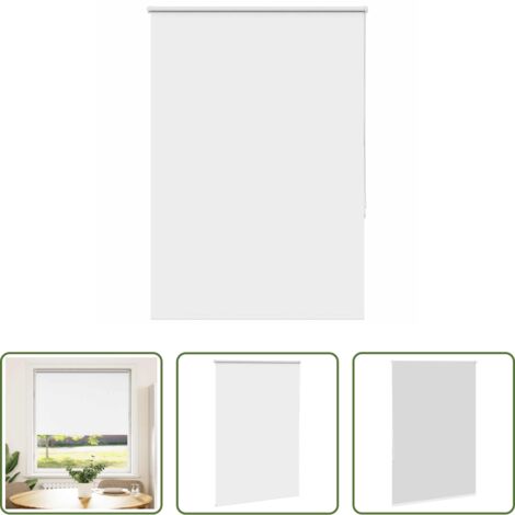 Persiana opaca -  Estor Enrollable Opaco Blanco 100x175 cm Tela Ancho 95,7 cm