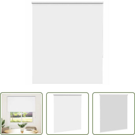 Persiana opaca -  Estor Enrollable Opaco blanco 135x130 cm Tela Ancho 131,6 cm