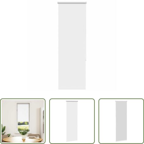 Persiana opaca -  Estor Enrollable Opaco blanco 45x150 cm Tela Ancho 40,7 cm
