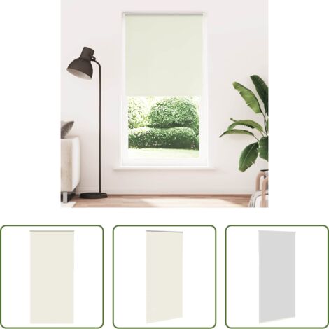 Persiana opaca -  Estor Enrollable Opaco Blanco Roto 105x230cm Tela Ancho 100,7cm
