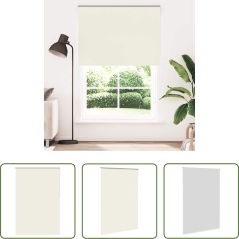 Persiana opaca -  Estor Enrollable Opaco Blanco Roto 160x230cm Tela Ancho 156,6cm