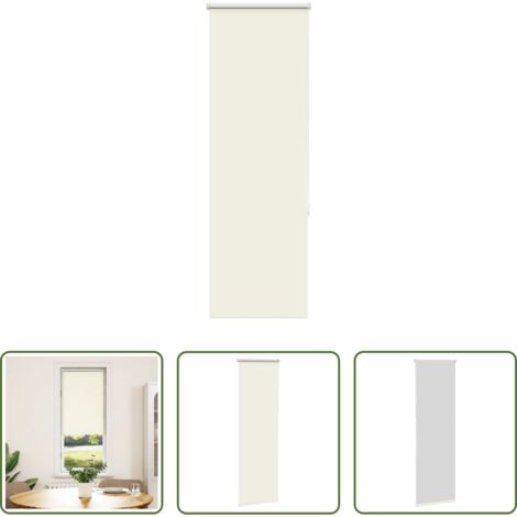 Persiana opaca - Estor Enrollable Opaco Blanco Roto 60x175 cm Tela Ancho 55,7 cm