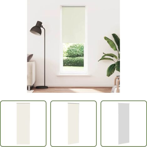 Persiana opaca -  Estor Enrollable Opaco Blanco Roto 70x230cm Tela Ancho 65,7cm