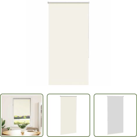 Persiana opaca -  Estor Enrollable Opaco Blanco Roto 75x175 cm Tela Ancho 70,7 cm