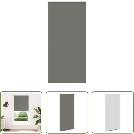 Persiana opaca -  Estor Enrollable Opaco gris 100x210 cm Tela Ancho 95,7 cm