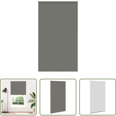 Persiana opaca -  Estor Enrollable Opaco gris 135x210 cm Tela Ancho 131,6 cm