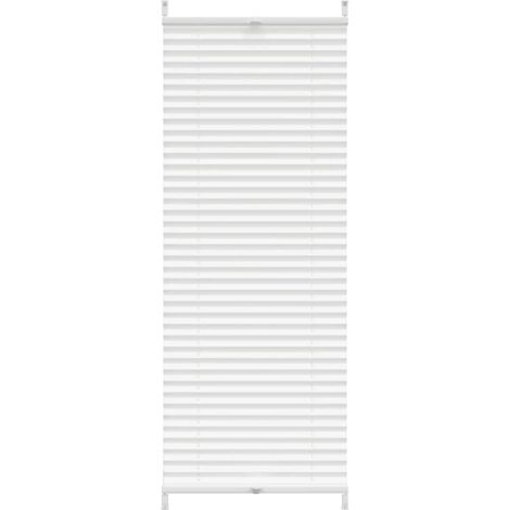 Persiana Plisada 40X100cm Blanco