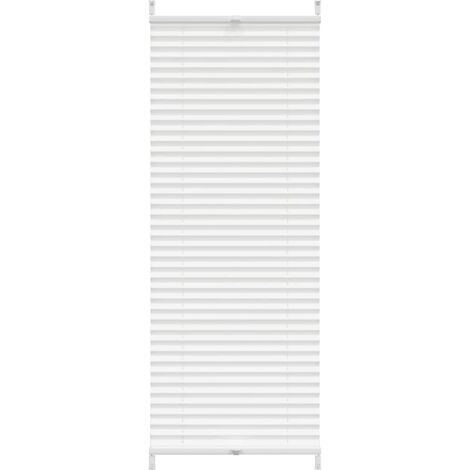 Persiana Plisada Blanca 40X125cm