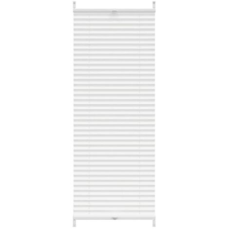 Persiana plisada blanca 40x150 cm