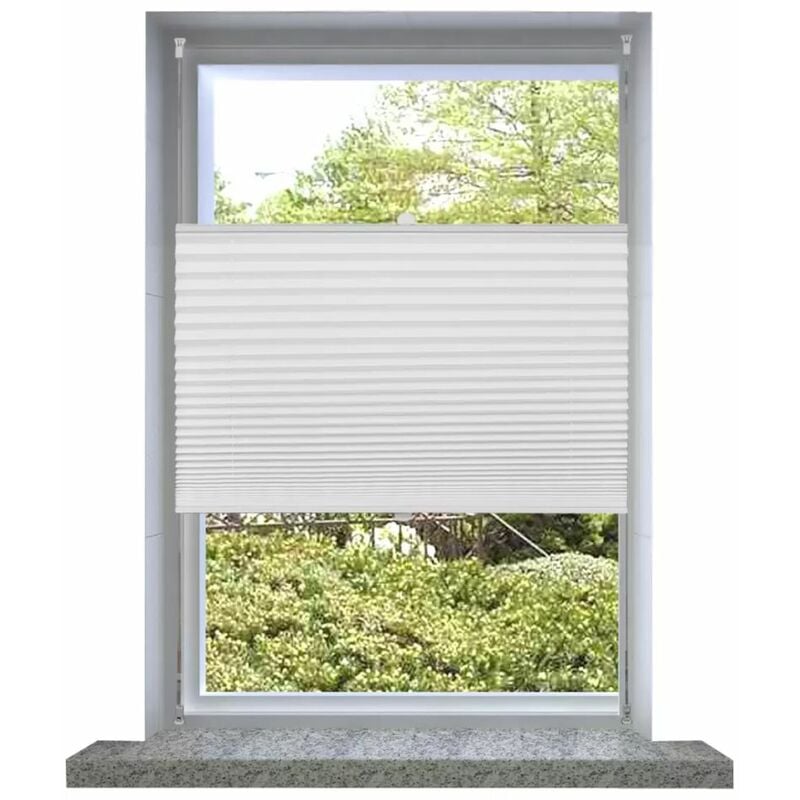 

Persiana plisada blanca 50x100 cm