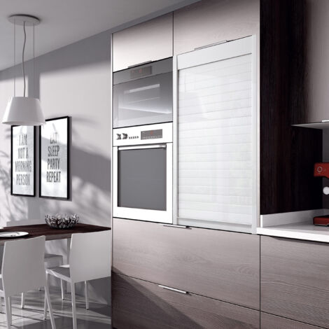 Persiana Roll-Box 1500x600 Lama 37 Negra Gr16