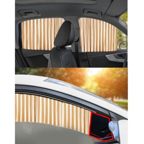 Persiana universal para ventanas de coche con ventosas - Protección contra el calor y los rayos UV