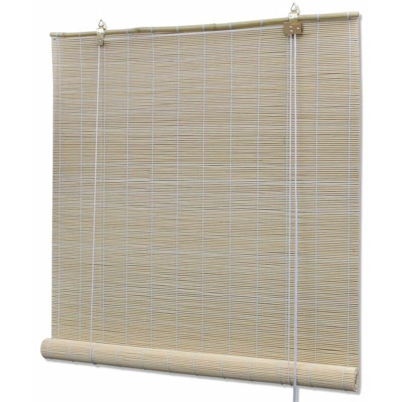 

Persianas enrollables de bambu natural 80x160 cm