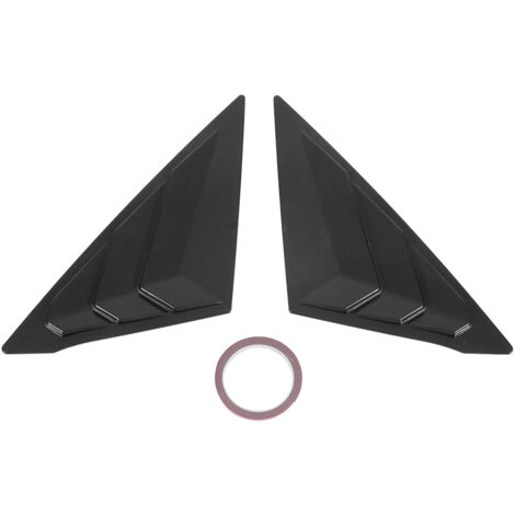 Persienne de fenêtre arrière gauche droite, 2 pièces, noir brillant, grille d'aération latérale, stores de couverture pour Civic 11e génération berline 2022