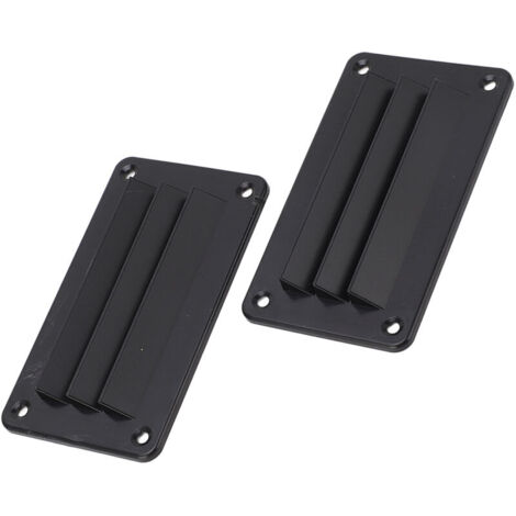 Persienne de Ventilation pour camping-car 2 pièces professionnelle salle de bains bureau Grille de sortie persienne pour bateau Yacht maison noir