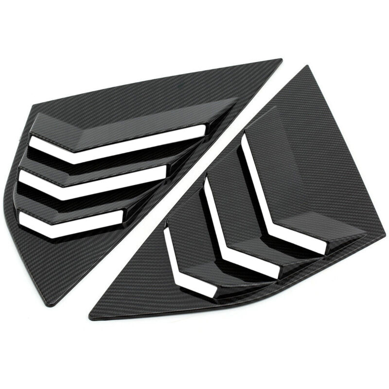 Lifcausal - Persiennes de lunette arrière Stores de lunette arrière de voiture Persiennes de tuyère latérale pour Ford Focus st rs MK3 Hatchback