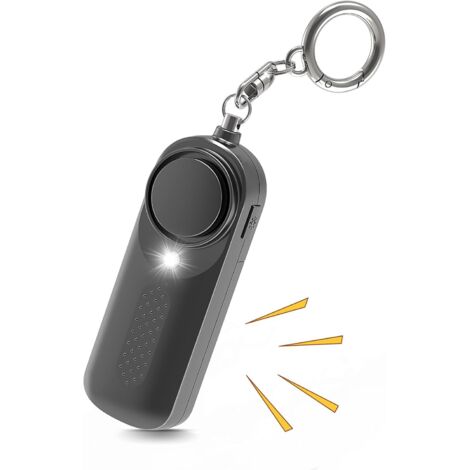 Persönlicher Anti-Überfall-Alarm mit 130 dB, Sirene und LED-Licht – Sicherheit für Frauen, Kinder und ältere Menschen