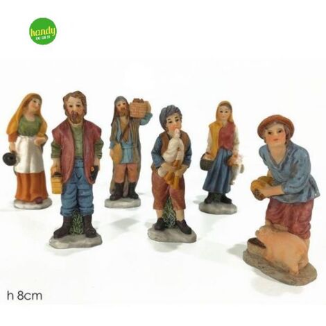 Personaggio Natalizio General Trade 8cm Assortiti