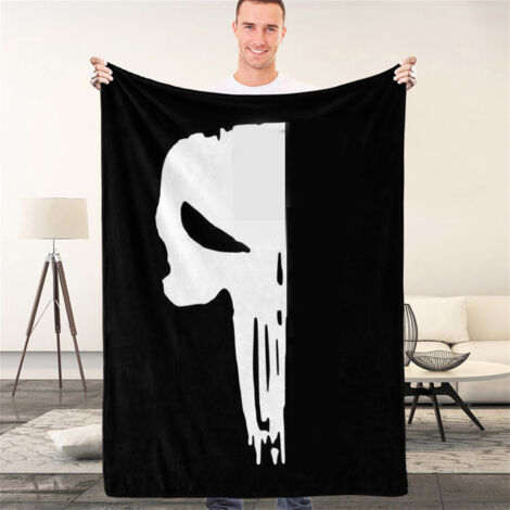 Personalisierte, weiche und warme Fleecedecke, waschbar und tragbar für Zuhause und unterwegs, 80 x 100 cm