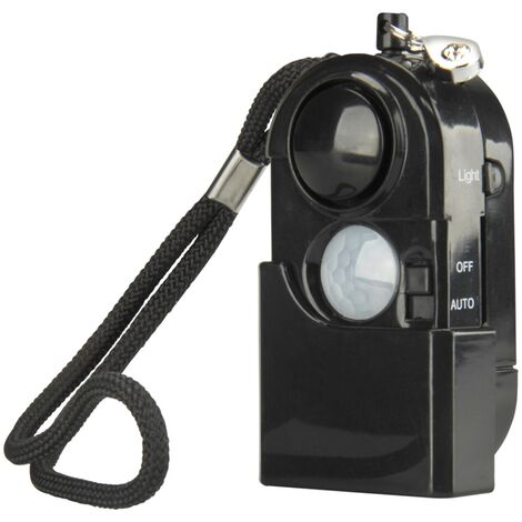 Personenalarm mit Bewegungsmelder + Licht 100dB