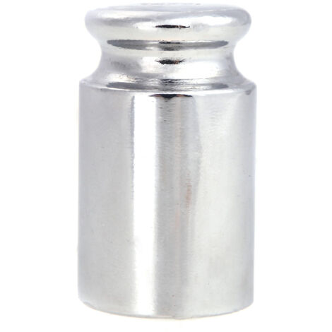 Pesa de calibración cromada de 200 g, de precisión para básculas digitales, cocina, joyería y calibración de laboratorio.