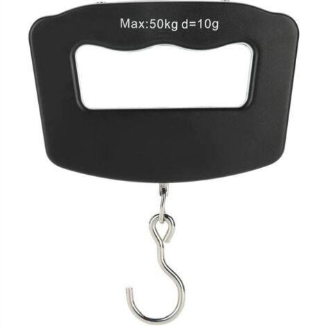 Pèse Bagage numérique 50kg / 10g Balance Bagage Voyage Portable Pèse Bagage Échelle de pêche Pèse Valise pour Poste Voyage Shopping Usage Domestique