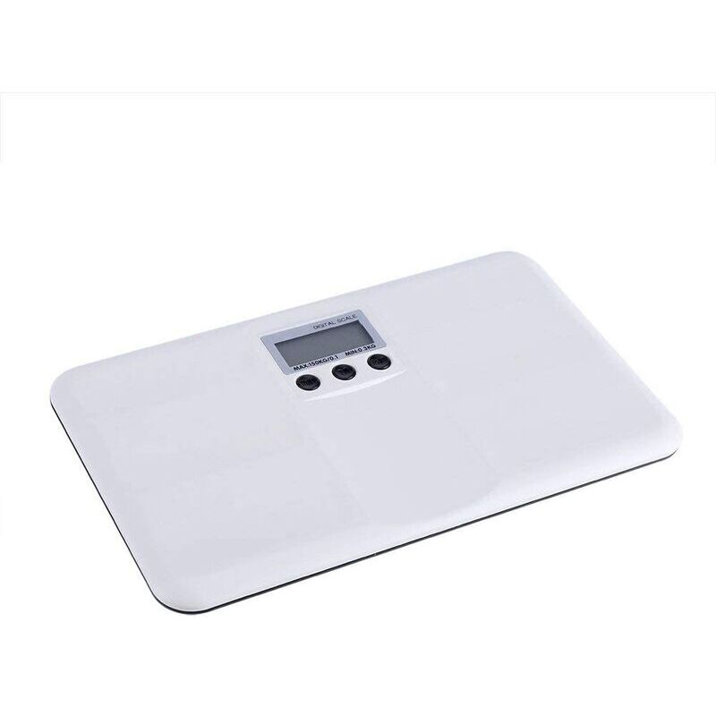 Pèse Bébé Électronique Balance Numérique Portable pour Cuisine Animaux Bijoux Plate-Forme 150 kg Large Écran Rétroéclairé Arrêt Automatique Haute