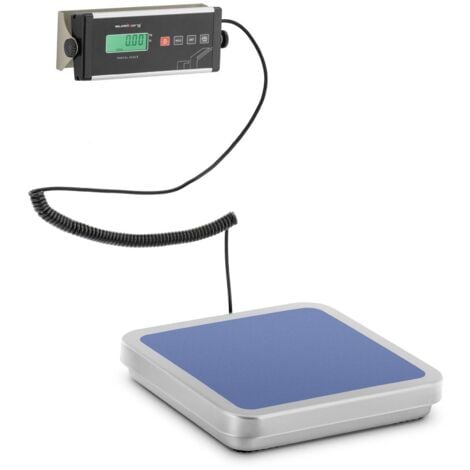 Pèse-Colis Électronique Balance Au Sol Balance Professionnelle LCD 150 kg / 50 g - Argent