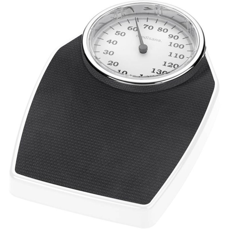 Psd Pèse-personne analogique Plage de pesée (max.)=150 kg noir, blanc - Medisana