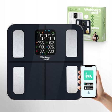 Pèse-personne analytique 16 paramètres, compatible avec Apple Health, Google Fit, IF1320C