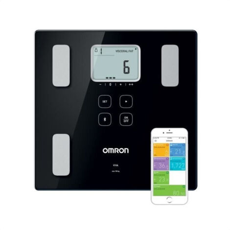 Pèse-personne électronique Omron VIVA Square Noir