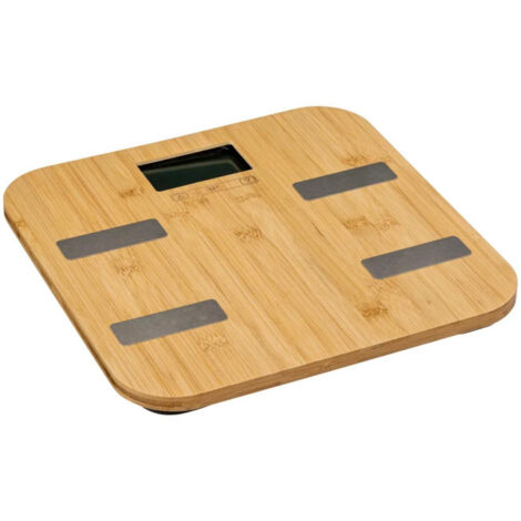 Pèse-Personne en Bambou "Digital" 28cm Naturel