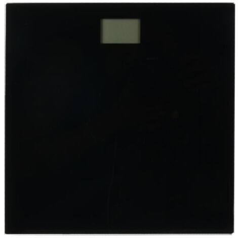 Pèse-Personne en Verre "Digital" 33cm Noir