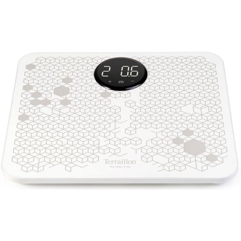 Pèse personne et électrostimulateur blanc - Terraillon - POWERMASSAGER